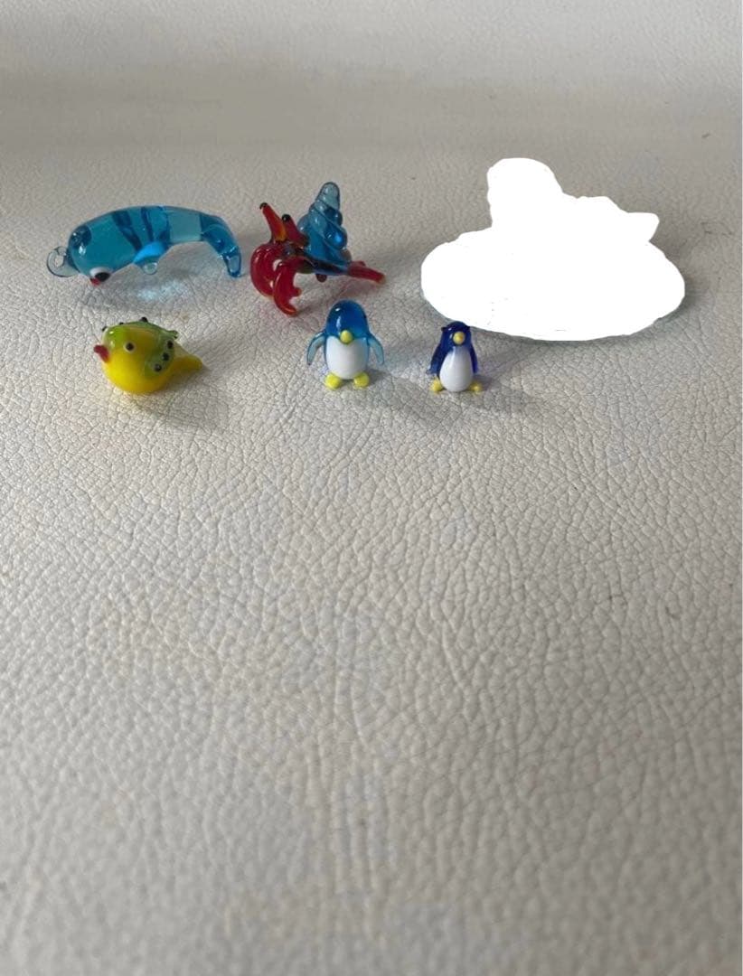 ガラス細工 ミニチュア 天然石 計41点 縁起物 小樽 北一ガラス 函館 明治館