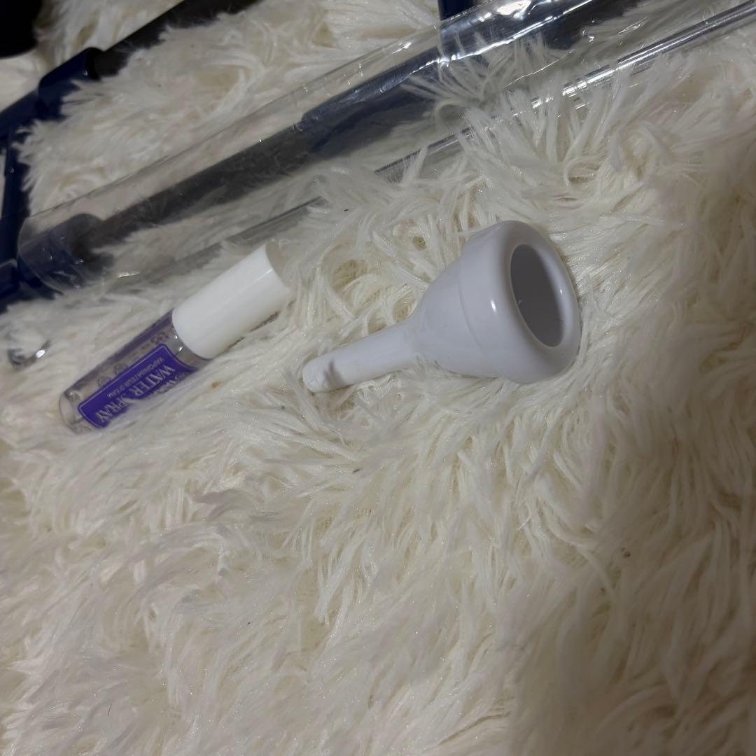 プラスチック　テナーバス　トロンボーン　ブルー　ZO 太管