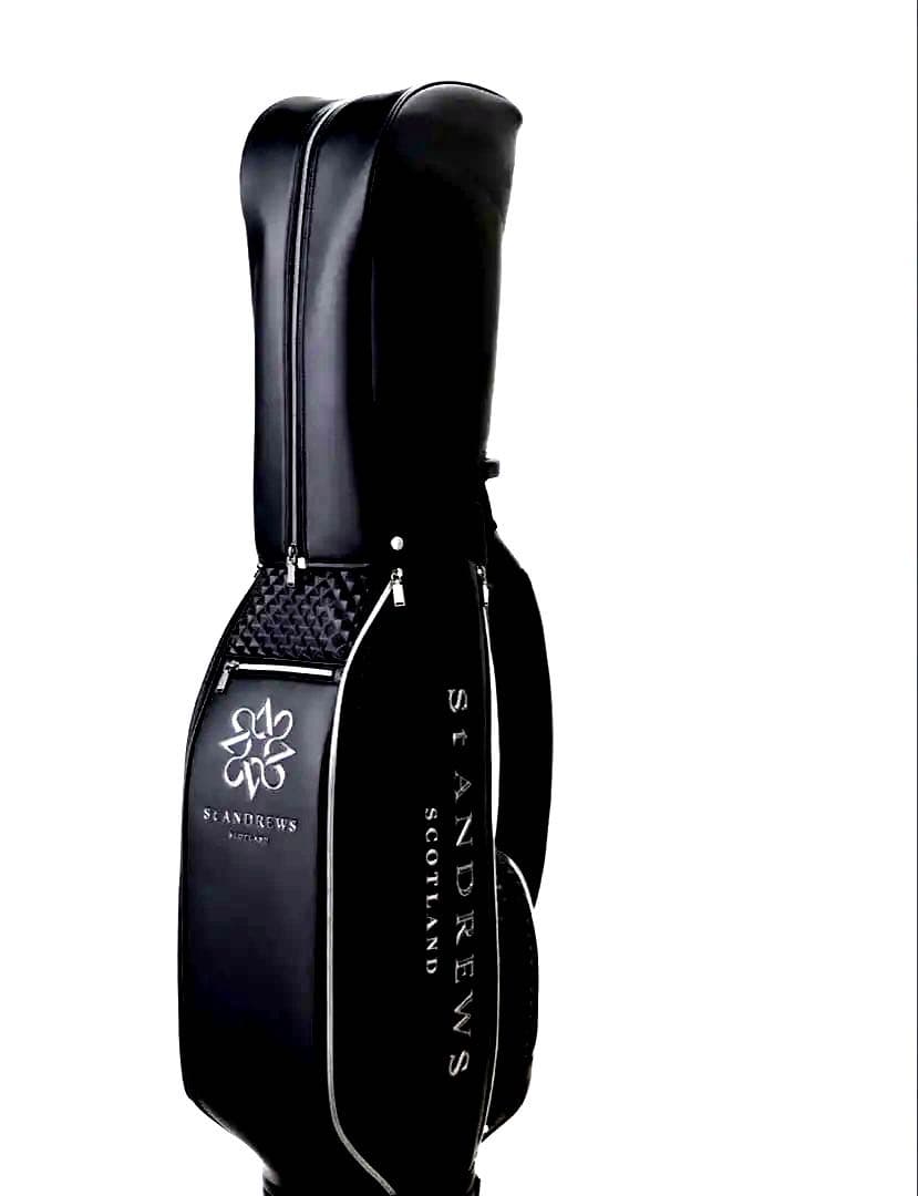 【新品、未使用】St Andrews ゴルフバッグ ブラック　定価85,400円