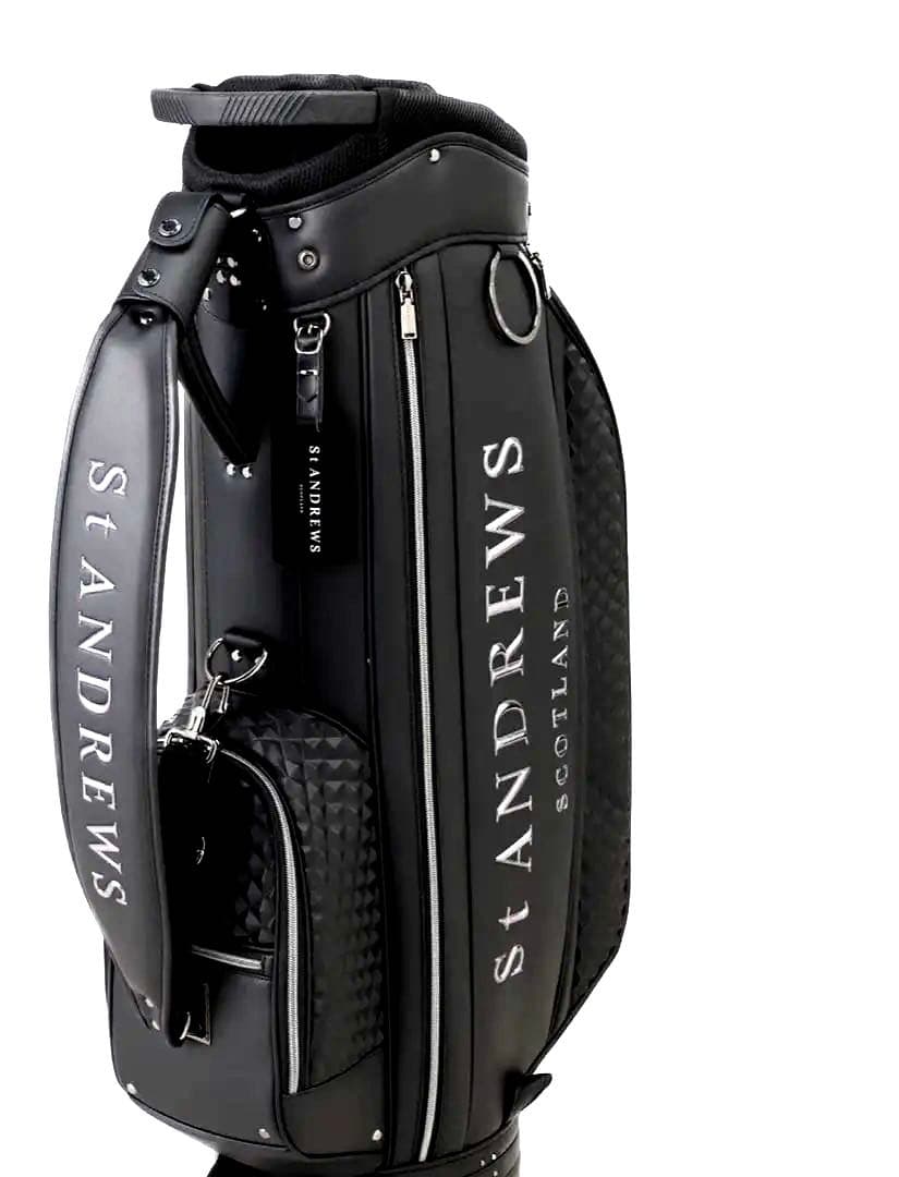 【新品、未使用】St Andrews ゴルフバッグ ブラック　定価85,400円