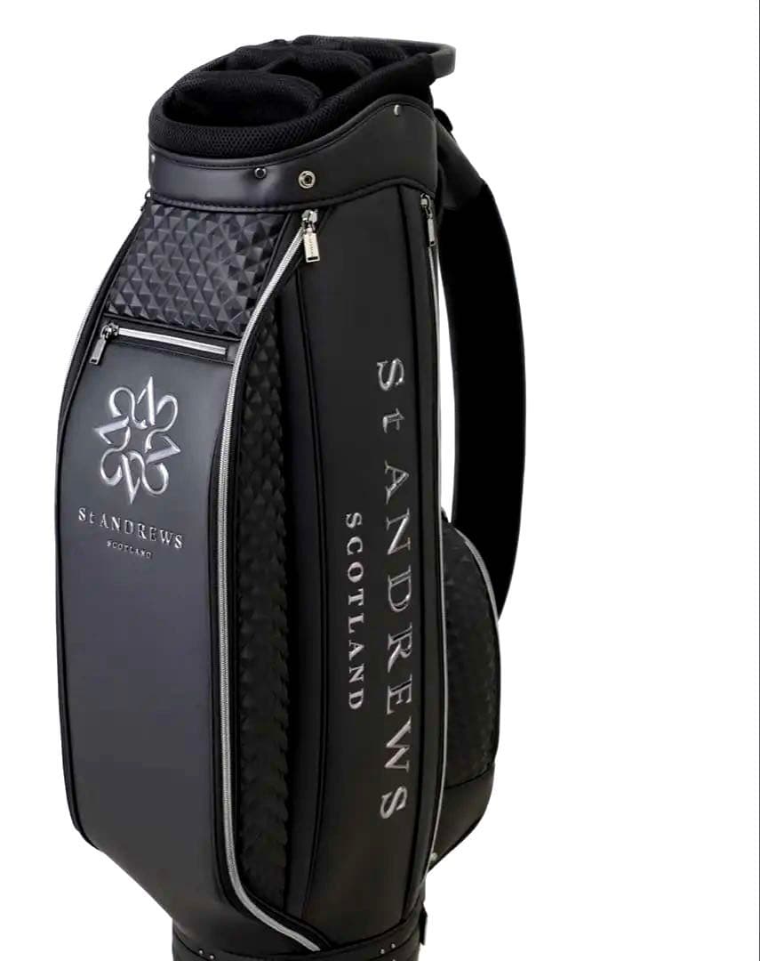 【新品、未使用】St Andrews ゴルフバッグ ブラック　定価85,400円