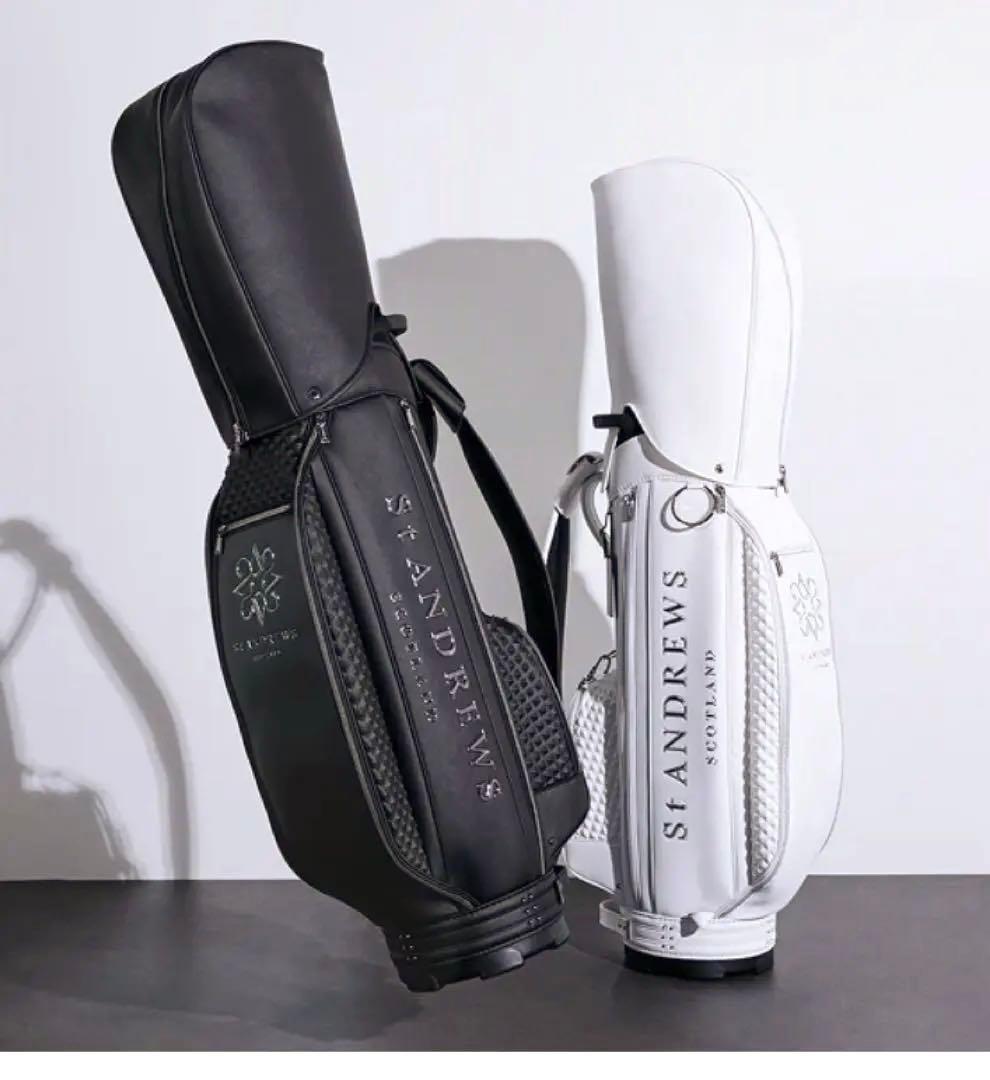 【新品、未使用】St Andrews ゴルフバッグ ブラック　定価85,400円
