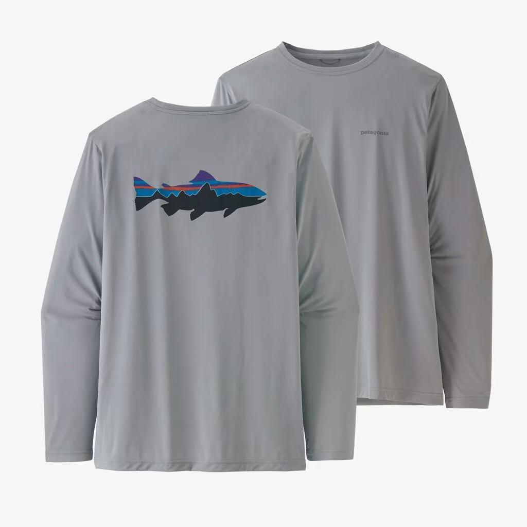 patagonia ロングスリーブ キャプリーン クールデイリー M グレー