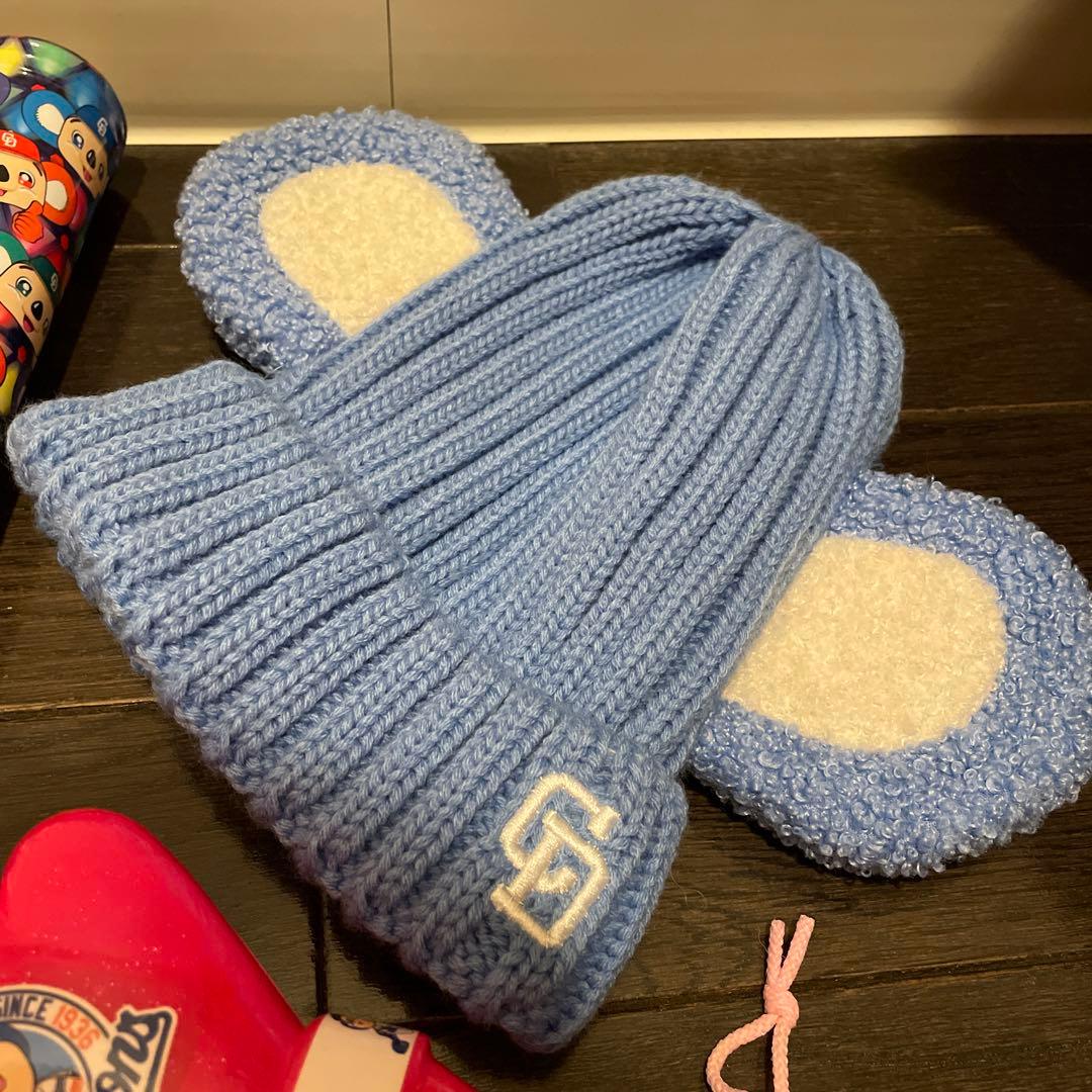 美品 ♡ 1度使用のみ 中日ドラゴンズ応援グッズ ドアラ帽子 サンリオ