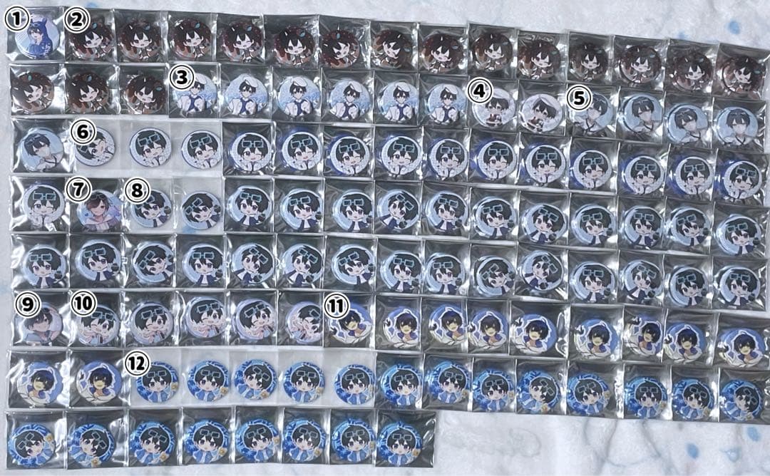 ちょこらび ポケカメン 缶バッジ