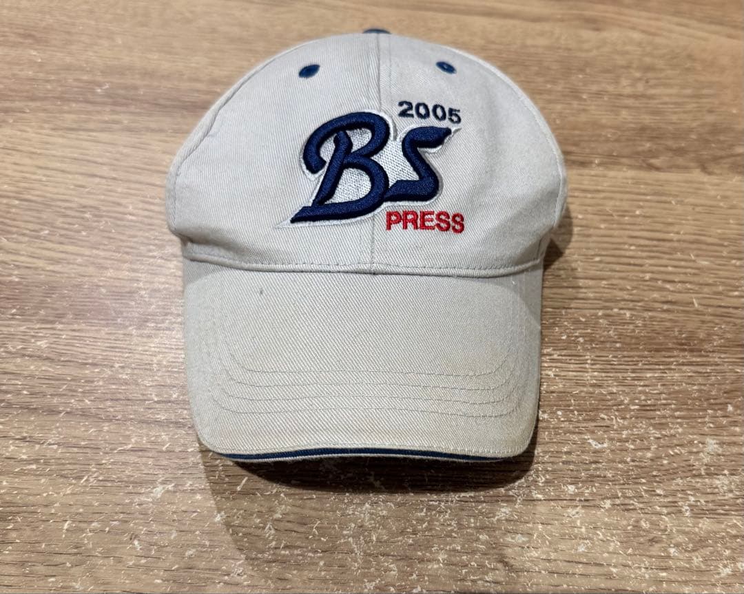 仰木彬監督、谷佳知選手 直筆サイン入りキャップ 2005年 報道陣用 オリックス