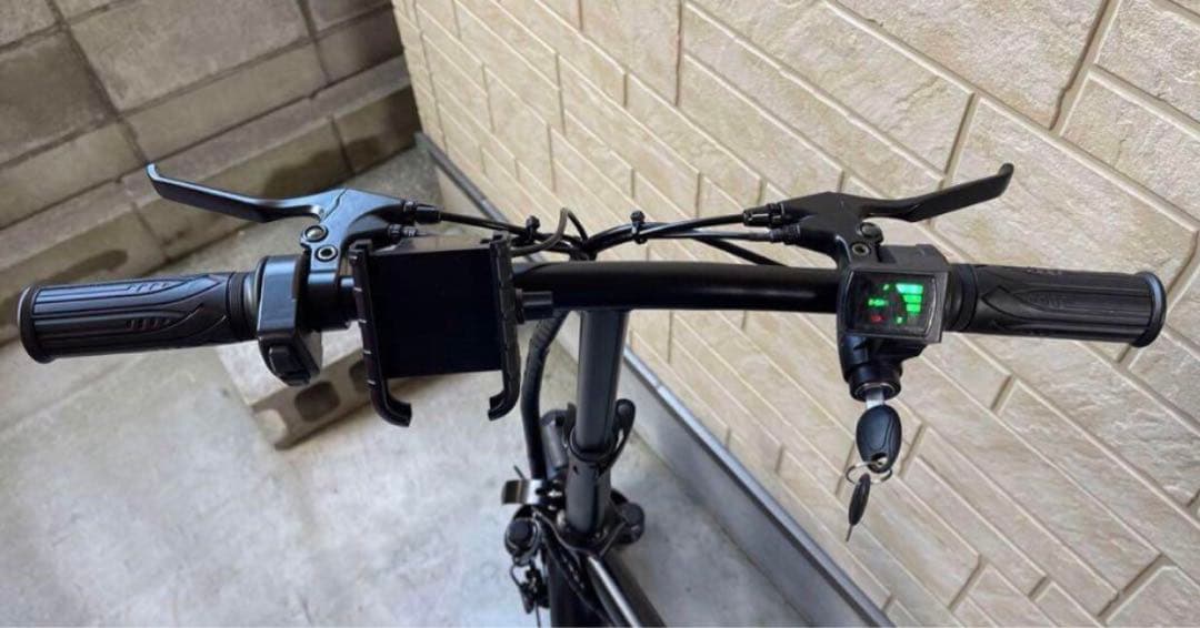 電動アシスト電動自転車　48V/8ah アクセル付　カゴ付