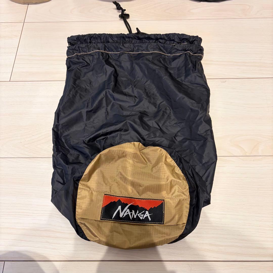 【美品】NANGA オーロラライト600DX レギュラー マット シーツ セット