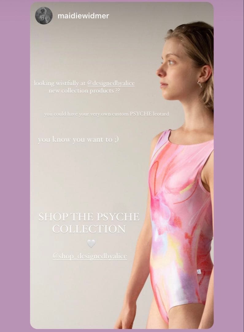 Designed by Alice レオタード 限定柄