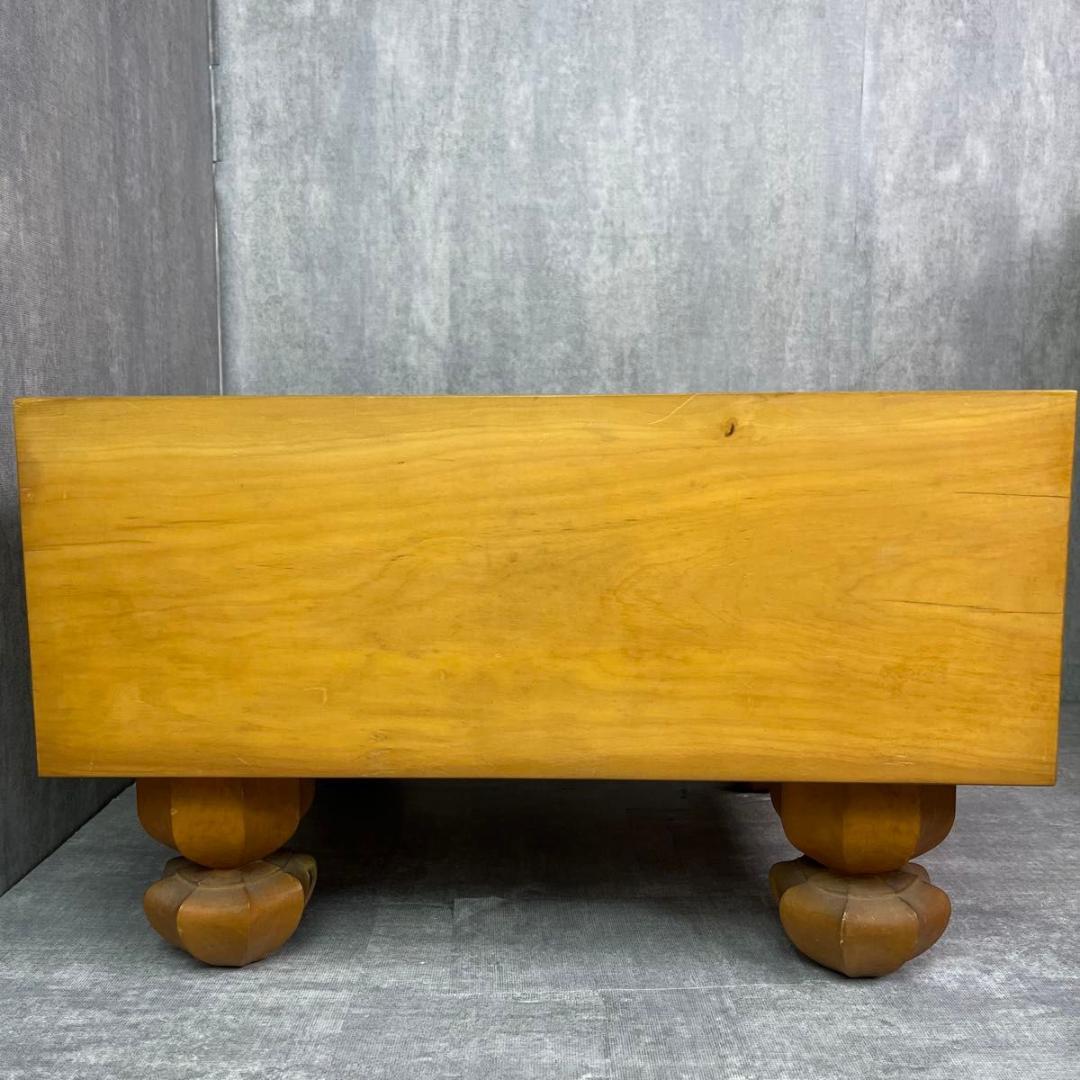 高級天然木 本榧 碁盤 ヘソあり 約5.6寸 蛤碁石 那智黒石 本カヤ 囲碁