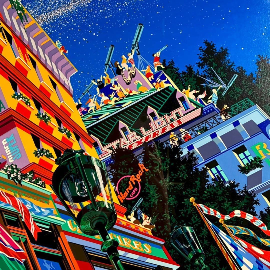 ヒロ・ヤマガタ「スターライトエクスプレス」シルクスクリーン 大作 直筆サイン入