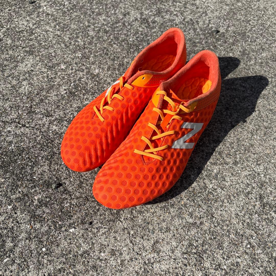 New Balance オレンジ サッカーシューズ　 28センチ