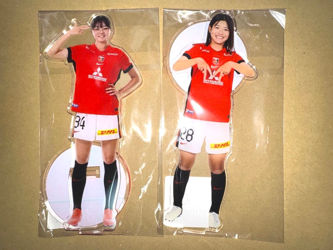 三菱重工浦和レッズレディース　BIGアクリルスタンド　櫻井まどか　平川陽菜