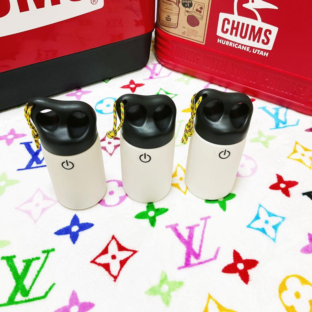 CHUMSキャンパーボトルLEDライト3個セット