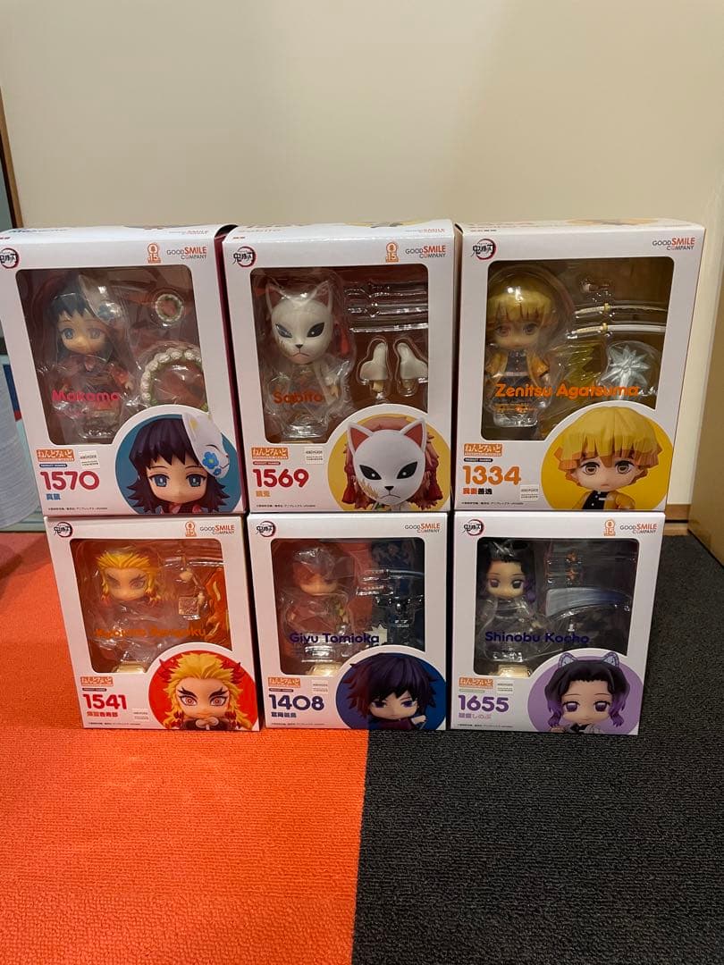 鬼滅の刃　ねんどろいどフィギュア　6体セット