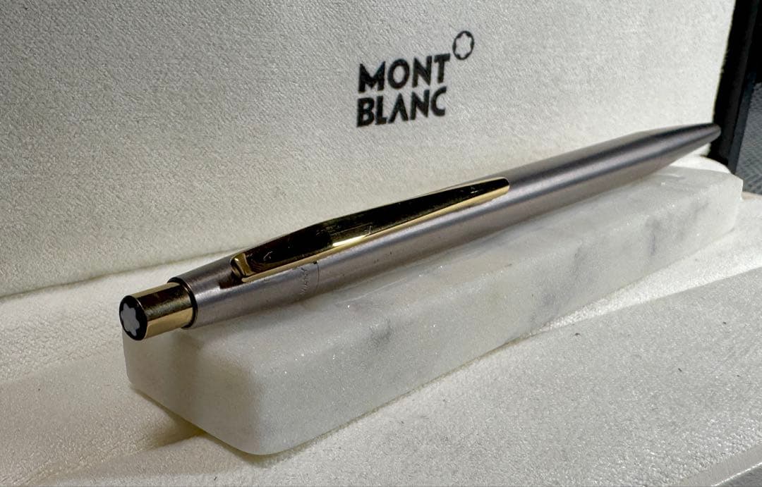 【極美品】MONT BLANC 1970S シルバーボールペン スリムライン