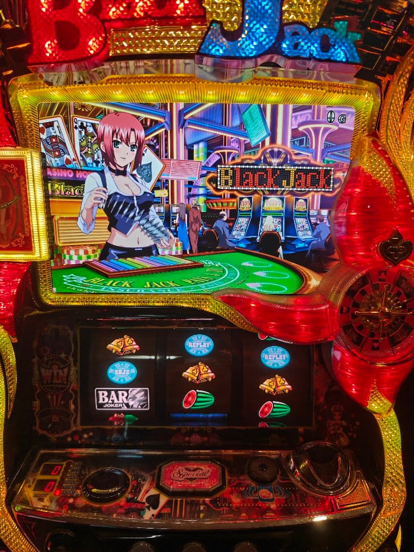 【送料無料】パチスロ実機　スーパーブラックジャック2