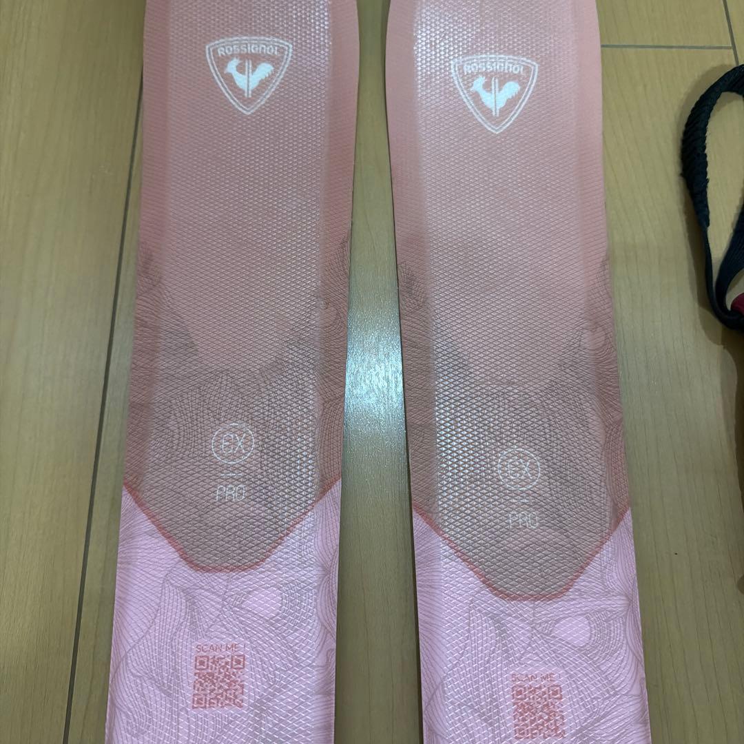 ROSSIGNOL ピンク スキー 122cm