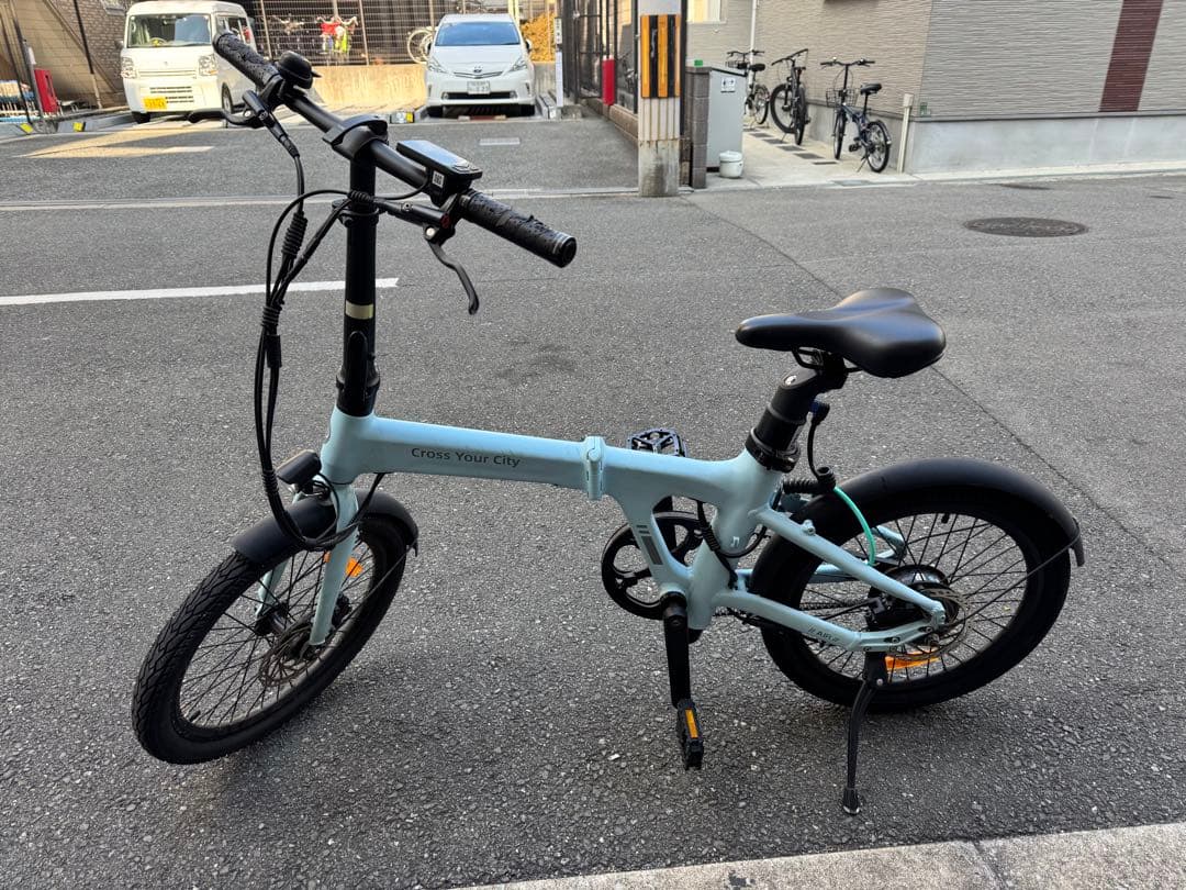 ADO Air 20 ブルー　折りたたみ電動アシスト自転車