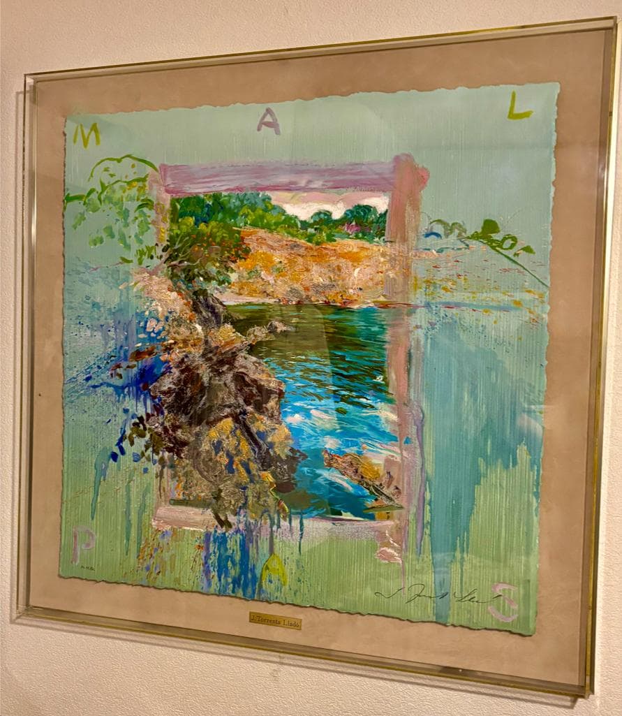 【真作】「マルパスの入り江」Deluxe版 ホアキン・トレンツ・リャド