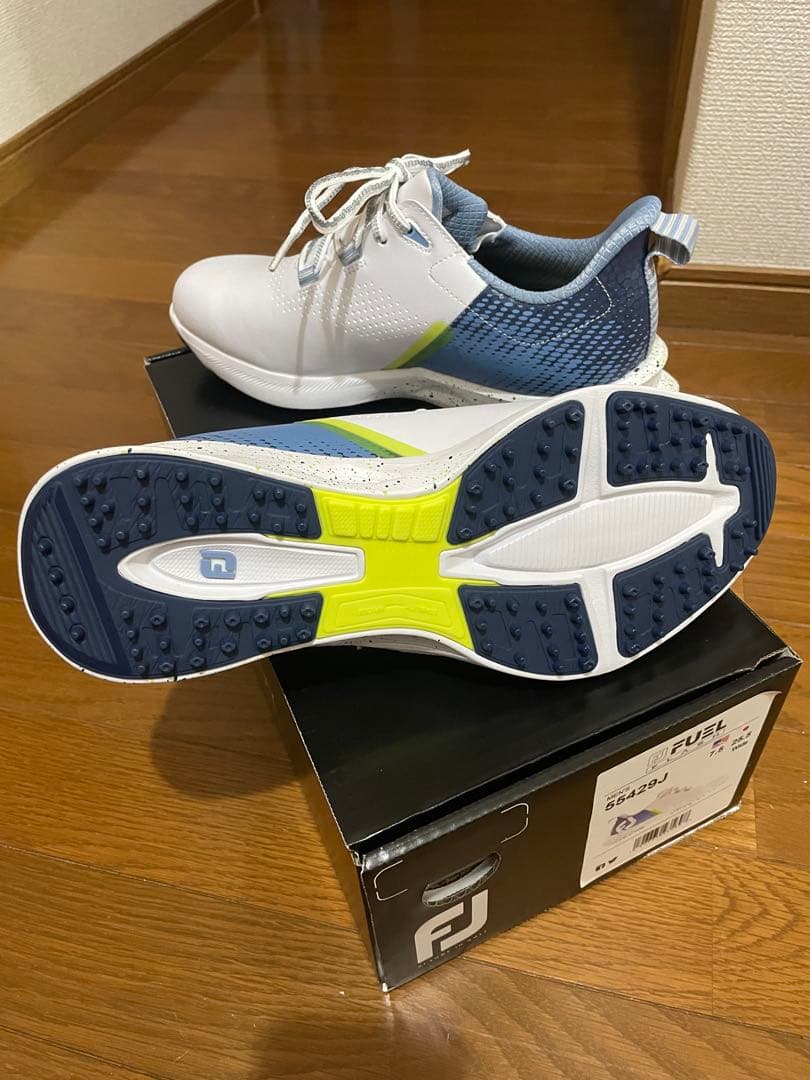 R*U様 FootJoy ゴルフシューズ ホワイト/ネイビー 25.5