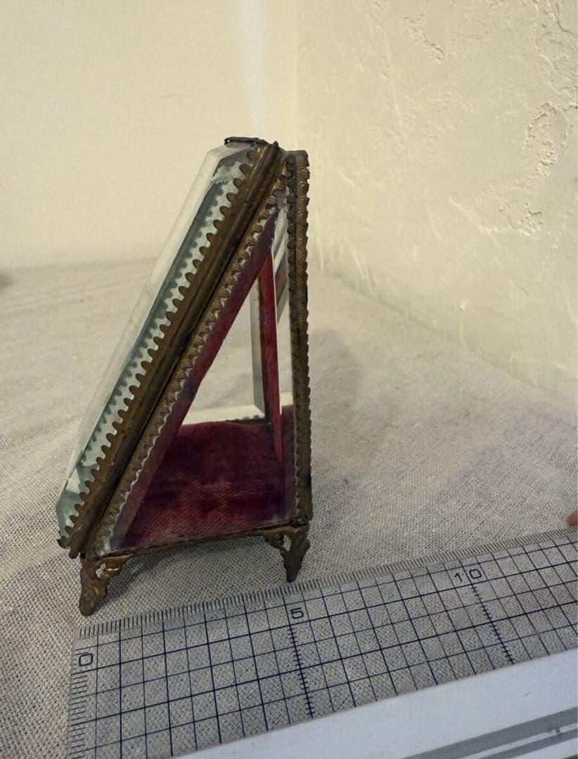 アンティーク ガラスディスプレイケース