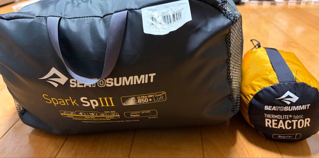 Sea to Summit SpIII シートゥーサミット・インナーシュラフ付