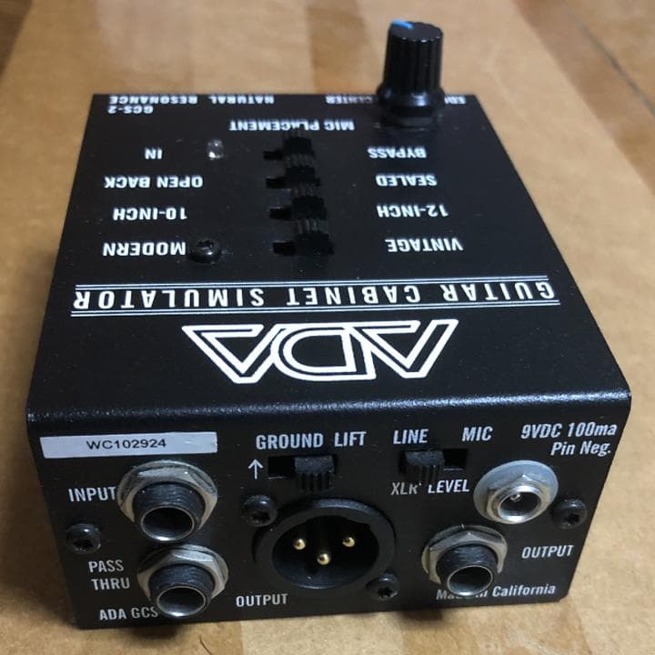 箱アダ付 ADA GCS-2 ギター キャビネット シミュレーター 検 MP-1