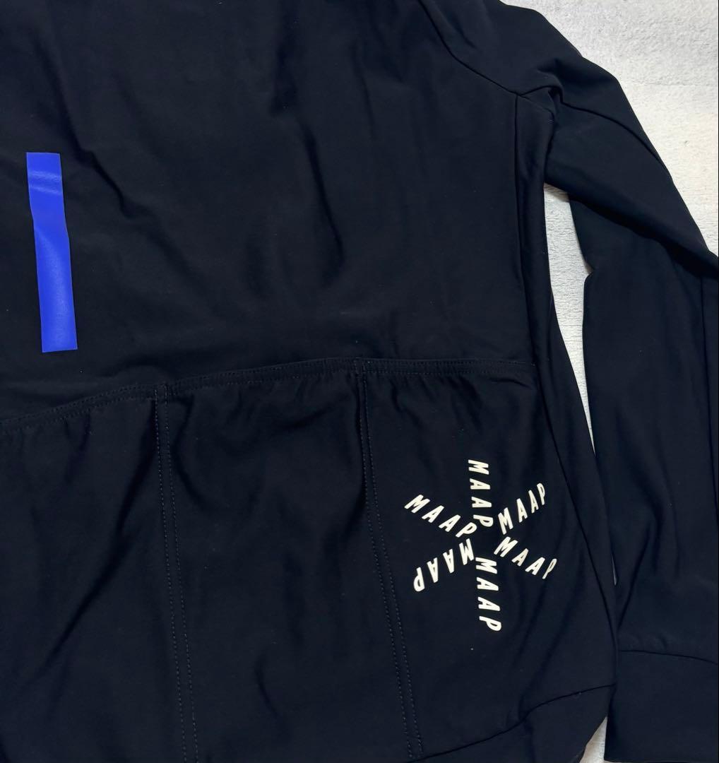  サイクルジャージ 裏起毛 ブラック ロング レディース サイズXS