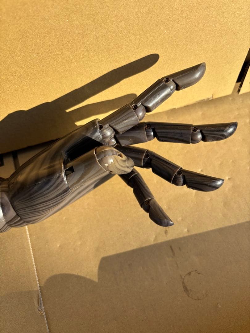 女性用 マネキン トルソー 可動式腕付きスタンド付きベージュ針打ち可