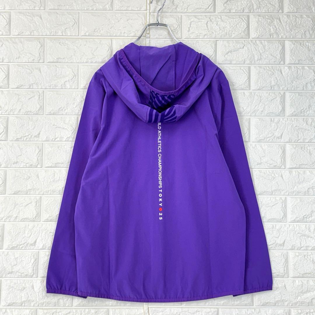 アシックス【S】紫 ウインドブレーカー 東京世界陸上2025 公式ウェア 非売品