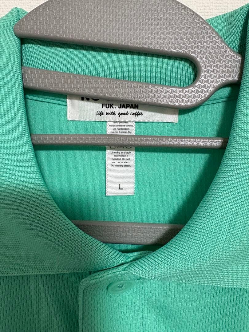 NO COFFEE CLUBHAUS ゴルフポロシャツ ミントグリーン