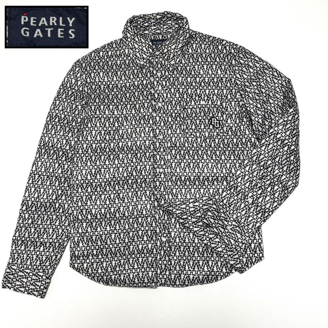 極美品 希少 パーリーゲイツ シャツ型ダウンジャケット インナーダウン