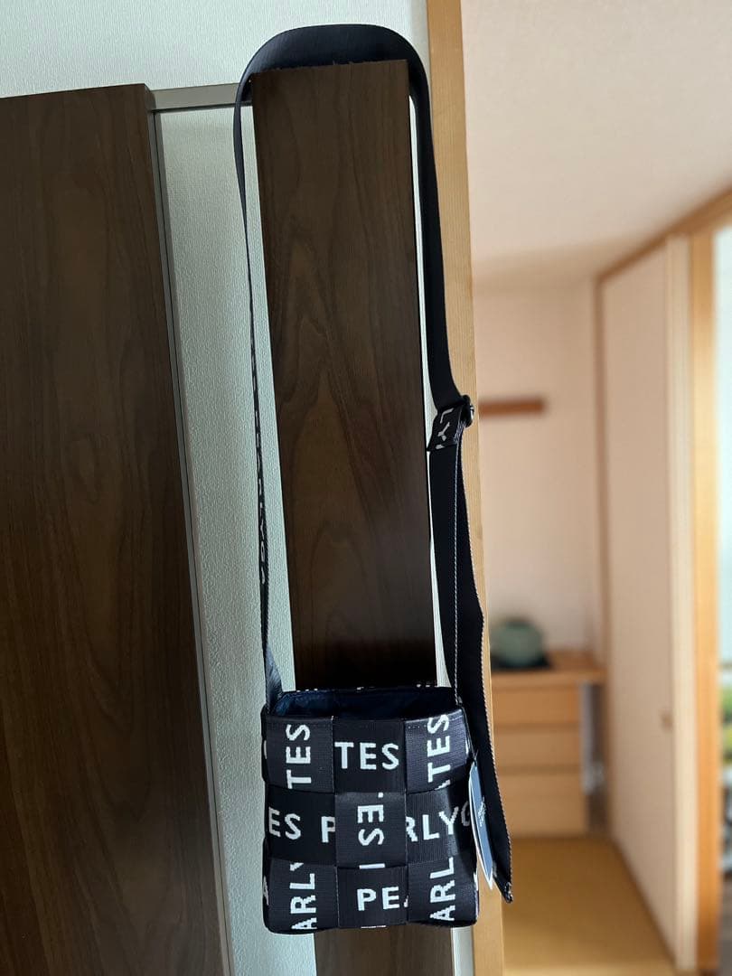 PEARLY GATES 紺色ナイロンバッグ