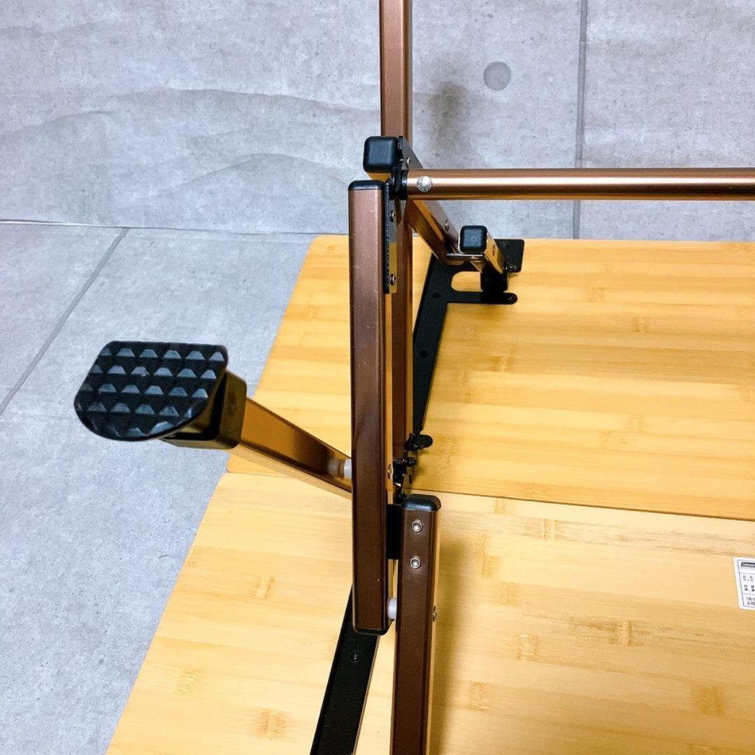 【極美品】Coleman バンブーラウンジ テーブル100 アウトドア用品