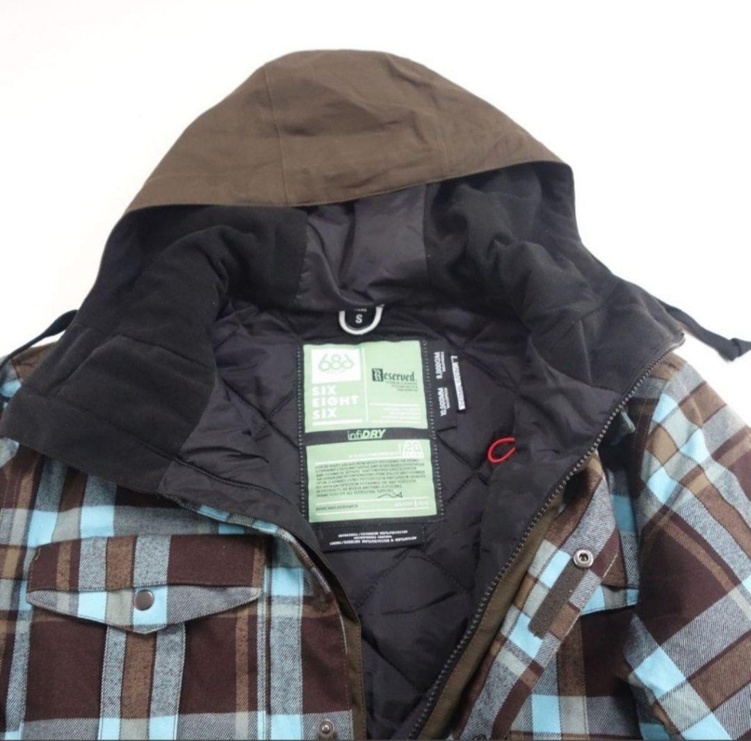 686 Axxe Insulated ジャケット メンズS スノーボードウェア