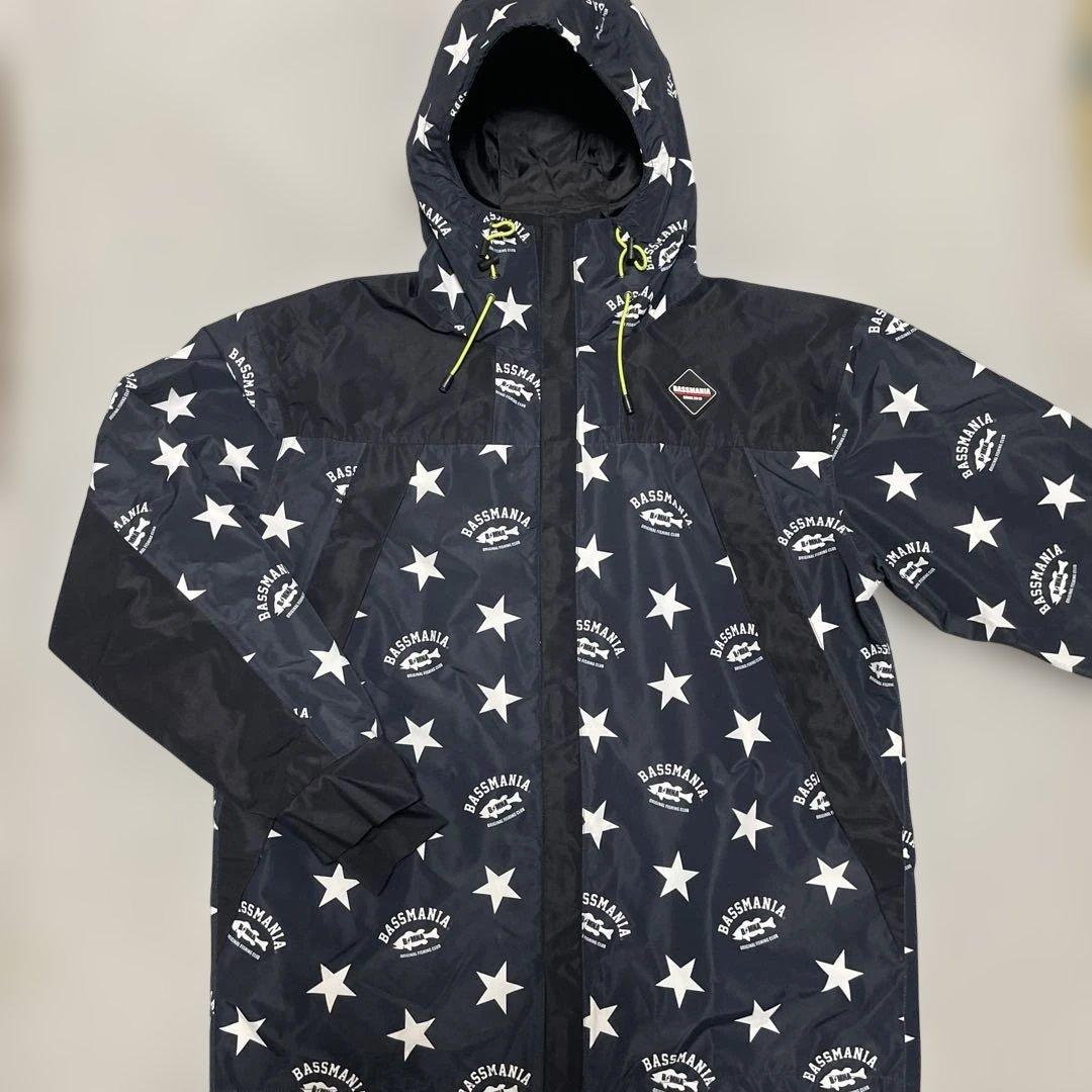 bassmania バスマニア 星総柄 マウンテンジャケット XL