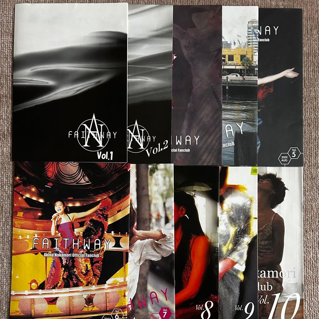 中森明菜　FAITHWAY 創刊号〜vol.30（vol.29欠品）&号外他