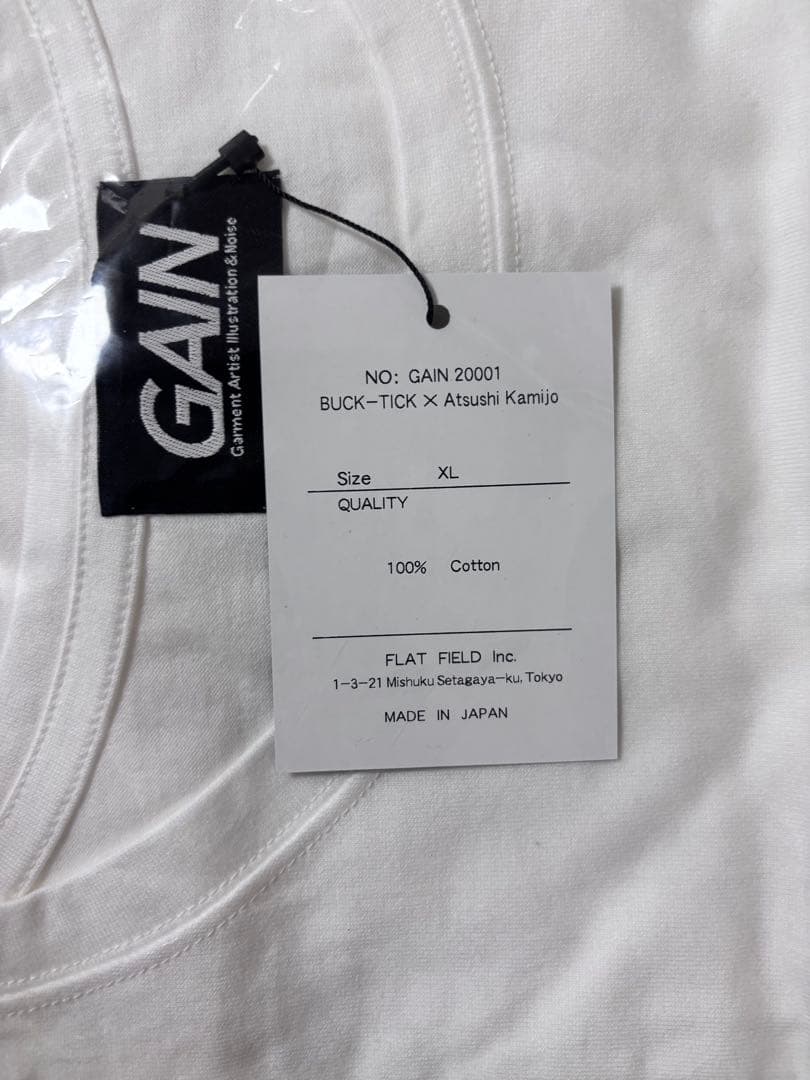 【XL】BUCK-TICK × 上條淳士 コラボTシャツ 白