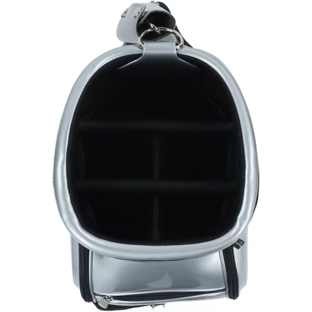 訳あり　新品未使用品　MIZUNOミズノ キャディバッグ9.5型　シルバー