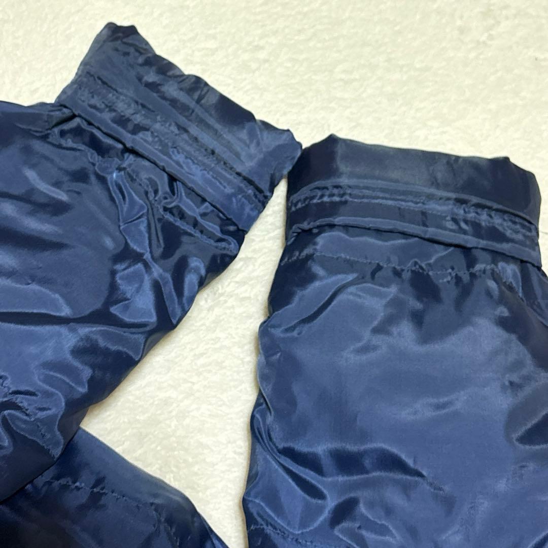 【美品】ミズノ　ロングダウンコート　ベンチコート　ダウン80% ロゴ刺繍