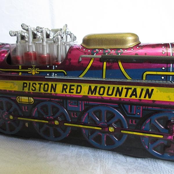 当時物・訳アリ 増田屋 PISTON RED MOUNTAIN 機関車 日本製