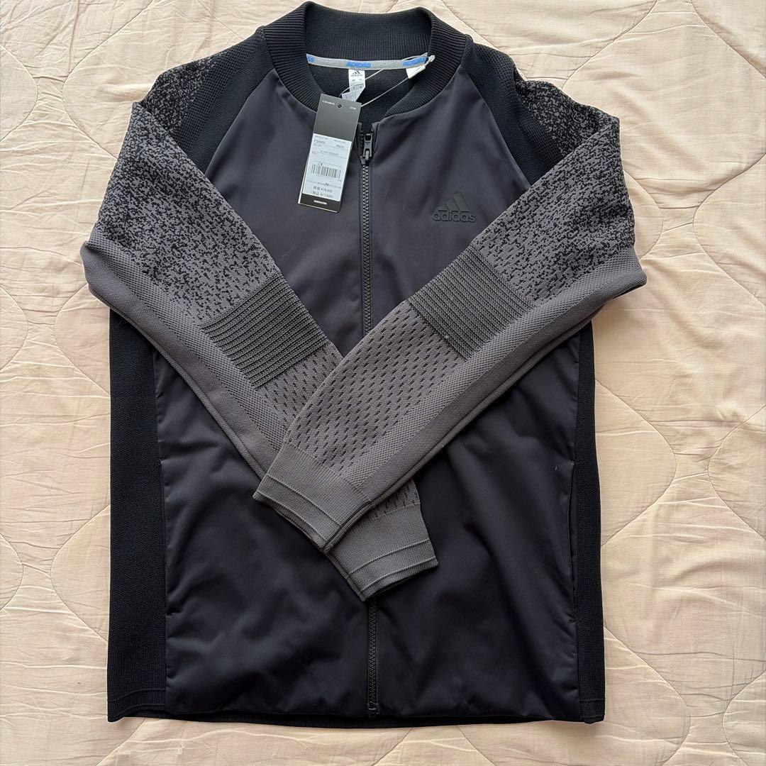 adidas FS6905 ジャケット ブラック/ダークグレー J/M