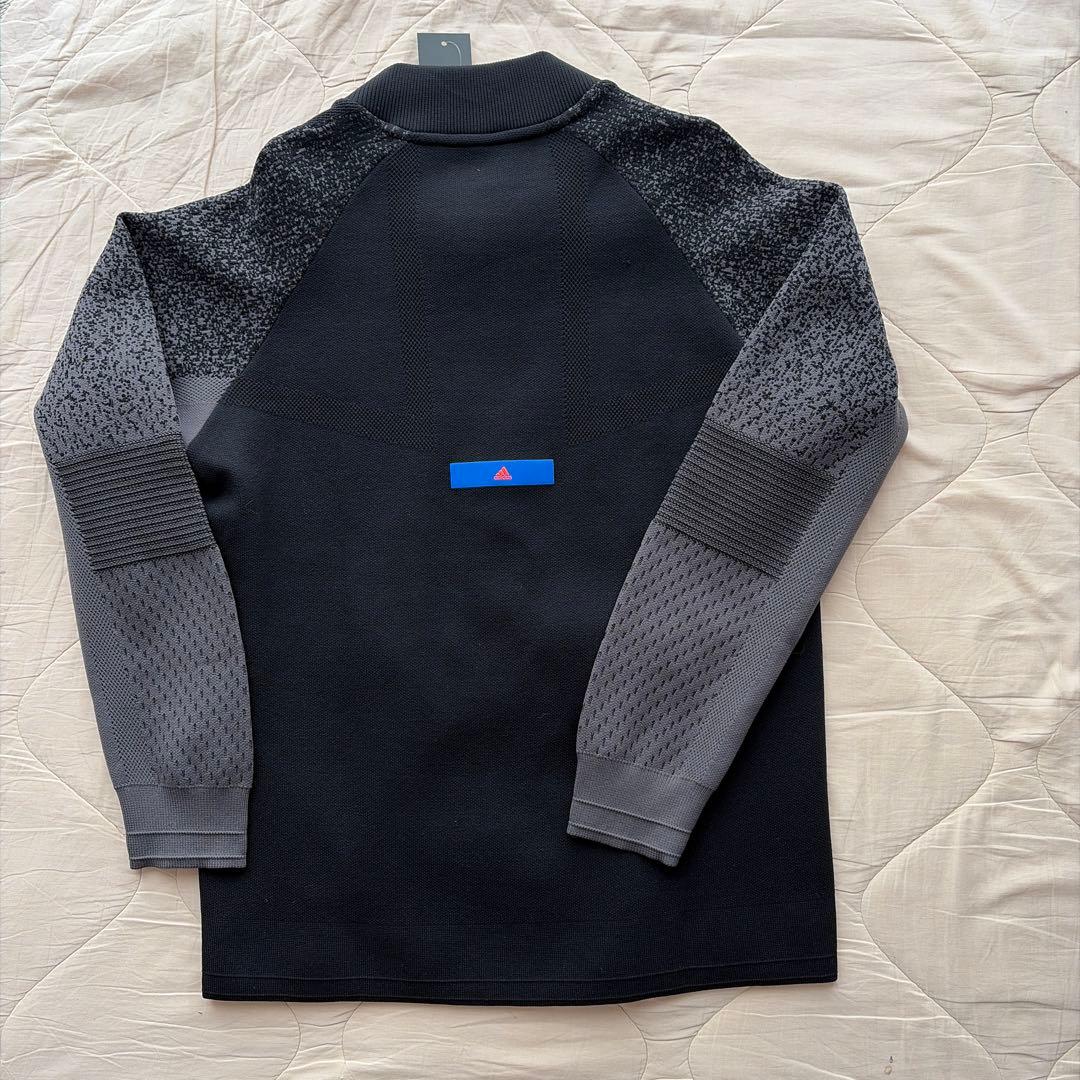 adidas FS6905 ジャケット ブラック/ダークグレー J/M