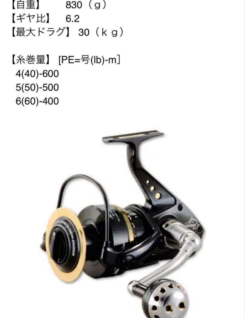 美品　DAIWA ソルティガZ6500H DOGFIGHT