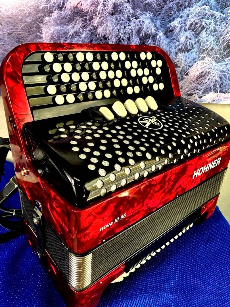 Hohner nova III 96 アコーディオンクロマチック新品現行販売C調