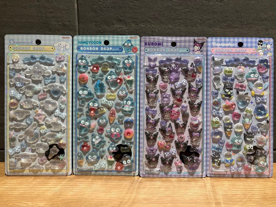 【正規品】ボンボンドロップシールサンリオ第2弾　コンプリート全8種