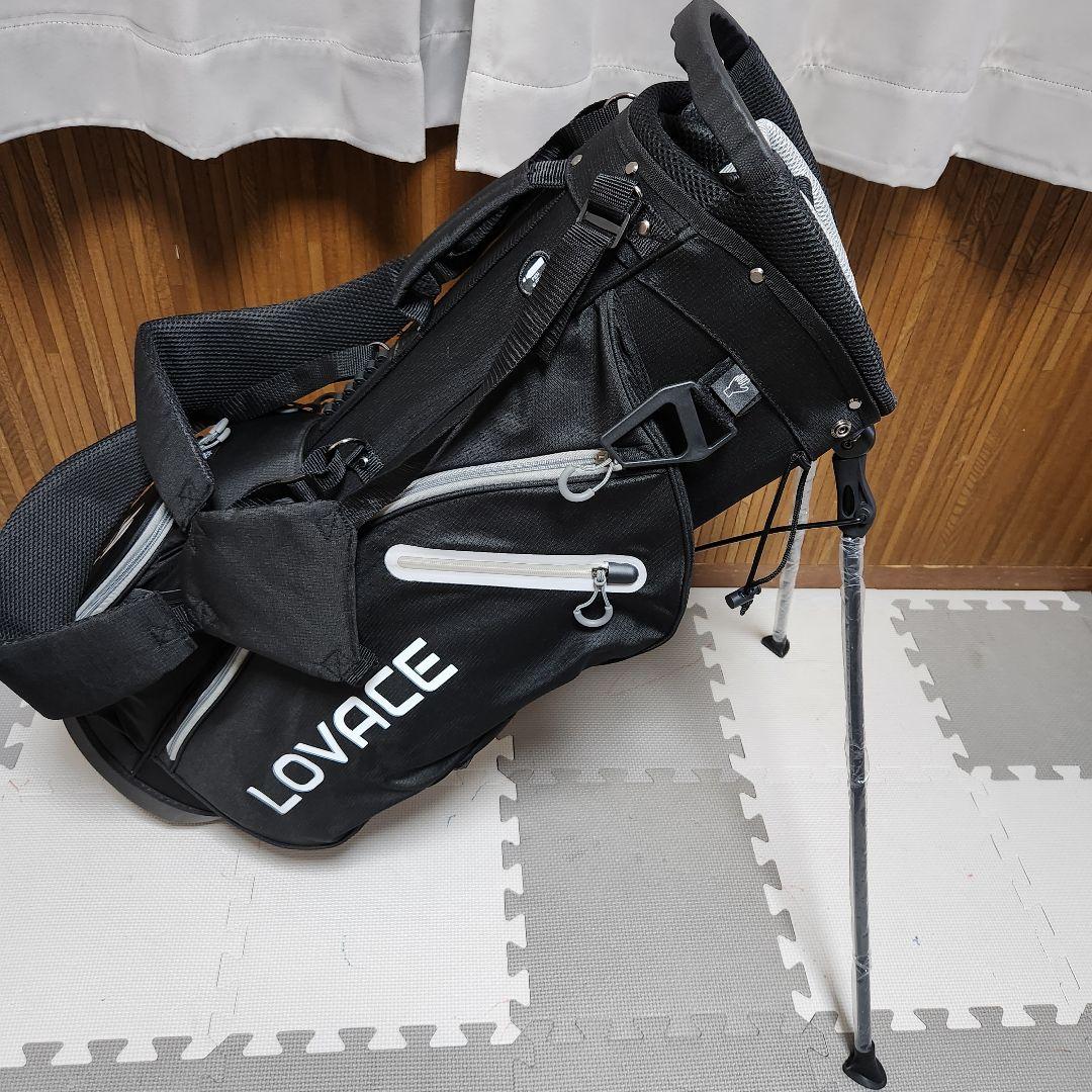 【新品未使用】14分割 LOVACE 黒 キャディバッグ