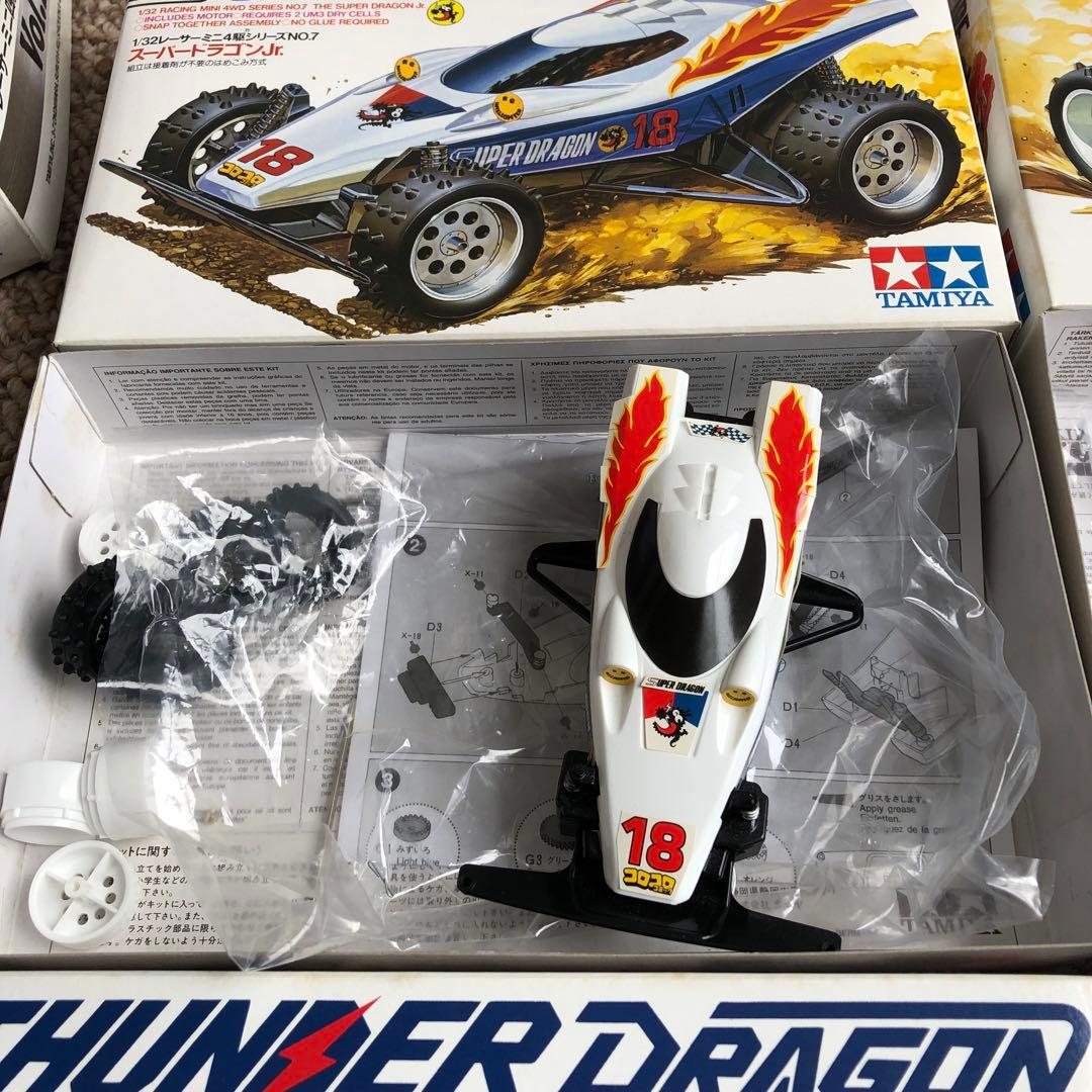 レーサーミニ四駆　メモリアルボックス　4台 サンダードラゴン　ラジコンボーイ