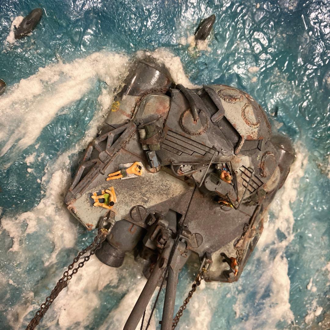 ガンプラ　ジオラマ　ハイゴック完成品